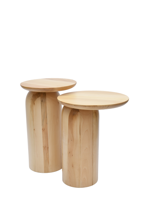 Natural Pineapple Side Table