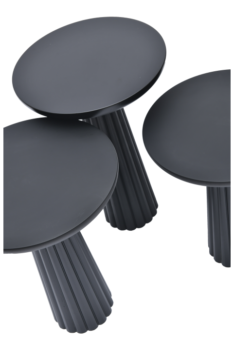 Black Banana Side Table