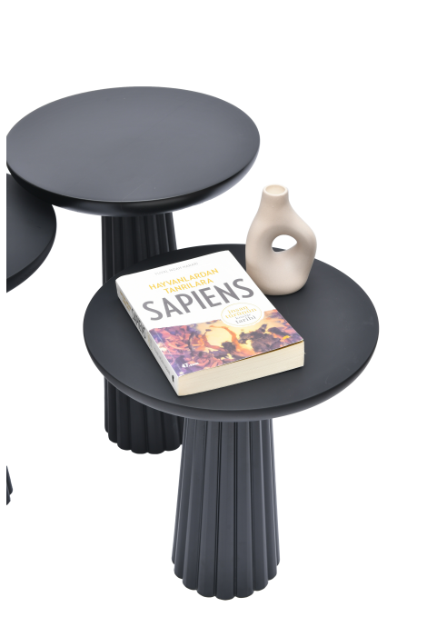 Black Banana Side Table
