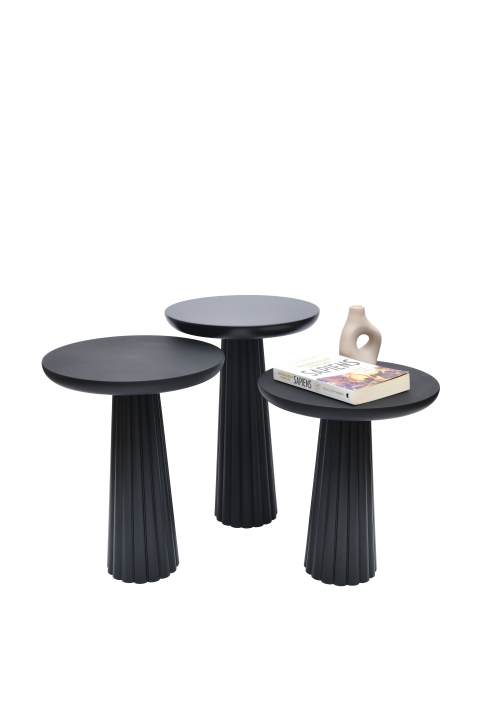 Black Banana Side Table