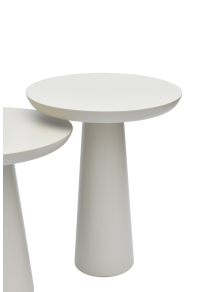 Mink Mushroom Side Table