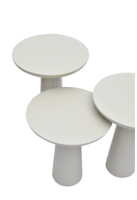 Mink Mushroom Side Table