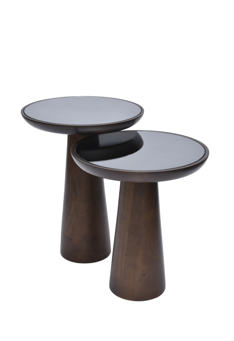 Mirror Mushroom Side Table