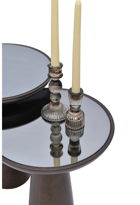 Mirror Mushroom Side Table