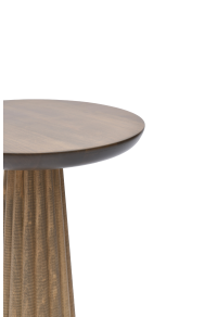 Walnut Banana Side Table
