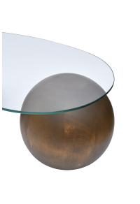Antiquation Walnut Ball Coffee Table