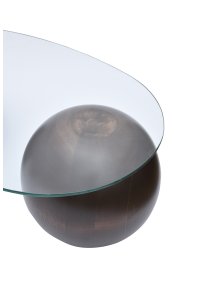 Dark Walnut Ball Coffee Table