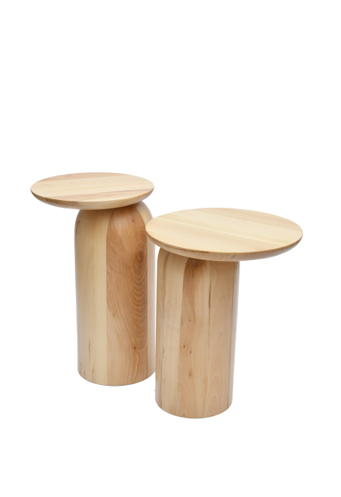 Natural Pineapple Side Table